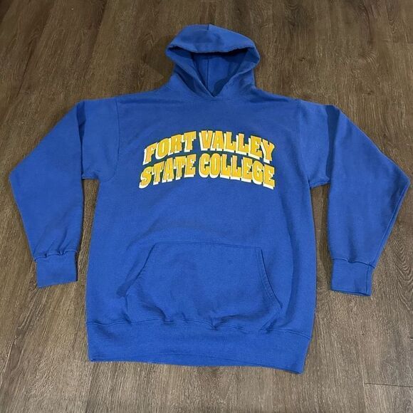 Vintage Fort Valley State College Men’s Hoodie Sweater Eagle Sportswear USA XL - Picture 1 of 8